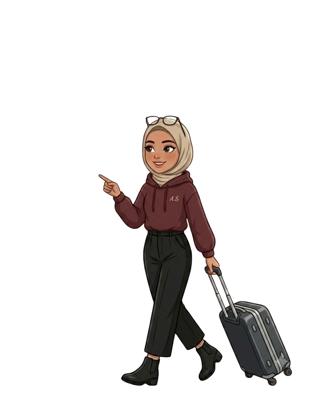 Esraa travelling between regional markets
